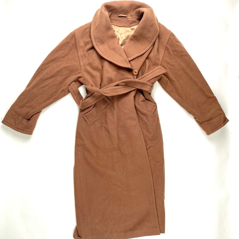 Utex Camel Wool Coat